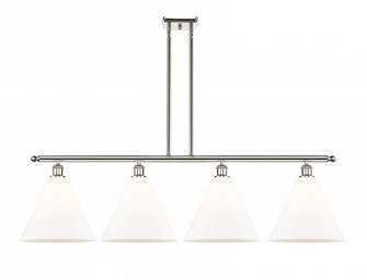 Berkshire - 4 Light - 50 inch - Brushed Satin Nickel - Stem hung - Island Light (3442|516-4I-SN-GBC-121-LED)