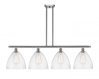 Bristol - 4 Light - 50 inch - Brushed Satin Nickel - Stem hung - Island Light (3442|516-4I-SN-GBD-124-LED)