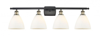 Bristol - 4 Light - 38 inch - Black Antique Brass - Bath Vanity Light (3442|516-4W-BAB-GBD-751-LED)