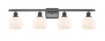 Athens - 4 Light - 36 inch - Oil Rubbed Bronze - Bath Vanity Light (3442|516-4W-OB-G121-6-LED)