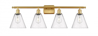 Berkshire - 4 Light - 38 inch - Satin Gold - Bath Vanity Light (3442|516-4W-SG-GBC-84)