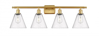 Berkshire - 4 Light - 38 inch - Satin Gold - Bath Vanity Light (3442|516-4W-SG-GBC-84-LED)