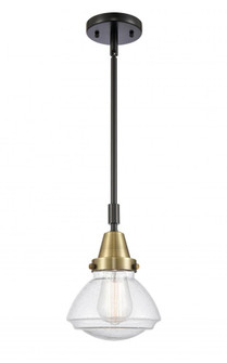 Olean - 1 Light - 7 inch - Black Antique Brass - Mini Pendant (3442|447-1S-BAB-G324-LED)
