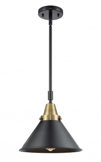 Briarcliff - 1 Light - 10 inch - Black Antique Brass - Mini Pendant (3442|447-1S-BAB-M10-BK)