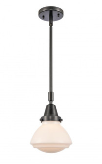 Olean - 1 Light - 7 inch - Matte Black - Mini Pendant (3442|447-1S-BK-G321-LED)
