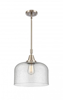 Bell - 1 Light - 12 inch - Brushed Satin Nickel - Mini Pendant (3442|447-1S-SN-G74-L)