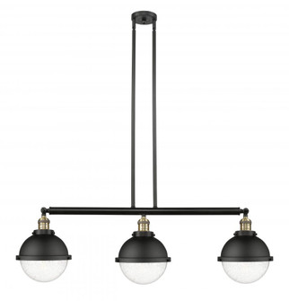 Hampden - 3 Light - 42 inch - Black Antique Brass - Stem Hung - Adjustable Island Light (3442|213-BAB-HFS-84-BK)