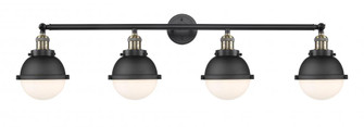 Hampden - 4 Light - 46 inch - Black Antique Brass - Adjustable Bath Vanity Light (3442|215-BAB-HFS-61-BK)