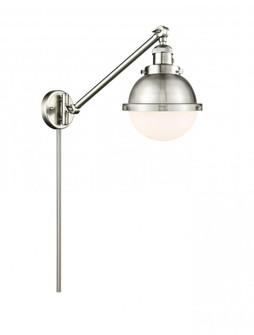 Hampden - 1 Light - 7 inch - Brushed Satin Nickel -Adjustable Swing Arm (3442|237-SN-HFS-61-SN-LED)