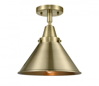 Briarcliff - 1 Light - 10 inch - Antique Brass - Semi-Flush Mount (3442|447-1C-AB-M10-AB)