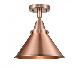 Briarcliff - 1 Light - 10 inch - Antique Copper - Semi-Flush Mount (3442|447-1C-AC-M10-AC)