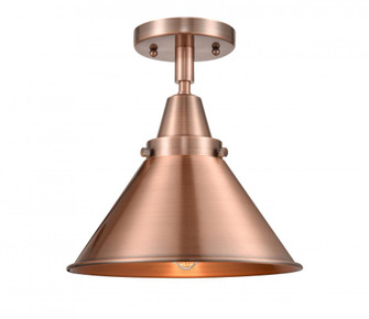 Briarcliff - 1 Light - 10 inch - Antique Copper - Flush Mount (3442|447-1C-AC-M10-AC-LED)
