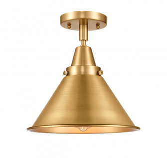 Briarcliff - 1 Light - 10 inch - Satin Gold - Flush Mount (3442|447-1C-SG-M10-SG)