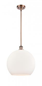 Athens - 1 Light - 14 inch - Antique Copper - Pendant (3442|516-1S-AC-G121-14)
