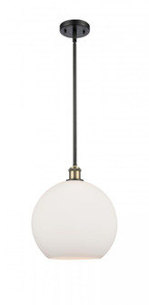 Athens - 1 Light - 12 inch - Black Antique Brass - Mini Pendant (3442|516-1S-BAB-G121-12-LED)