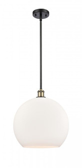 Athens - 1 Light - 14 inch - Black Antique Brass - Pendant (3442|516-1S-BAB-G121-14-LED)