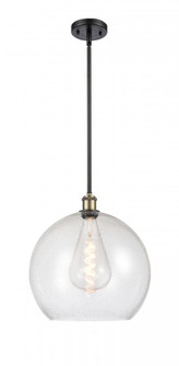 Athens - 1 Light - 14 inch - Black Antique Brass - Pendant (3442|516-1S-BAB-G124-14-LED)