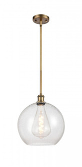 Athens - 1 Light - 12 inch - Brushed Brass - Mini Pendant (3442|516-1S-BB-G124-12-LED)