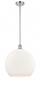 Athens - 1 Light - 14 inch - Polished Chrome - Pendant (3442|516-1S-PC-G121-14)