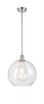 Athens - 1 Light - 12 inch - Polished Chrome - Mini Pendant (3442|516-1S-PC-G122-12-LED)