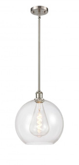 Athens - 1 Light - 12 inch - Brushed Satin Nickel - Mini Pendant (3442|516-1S-SN-G122-12-LED)