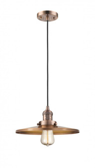 Appalachian - 1 Light - 12 inch - Antique Copper - Cord hung - Mini Pendant (3442|201C-AC-MFR-AC-12)