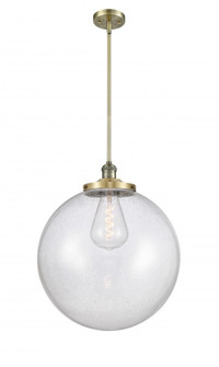 Beacon - 1 Light - 18 inch - Antique Brass - Stem Hung - Pendant (3442|201S-AB-G204-18)