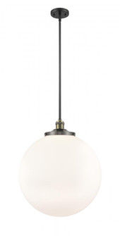 Beacon - 1 Light - 18 inch - Black Antique Brass - Stem Hung - Pendant (3442|201S-BAB-G201-18)