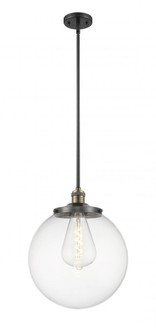 Beacon - 1 Light - 14 inch - Black Antique Brass - Stem Hung - Pendant (3442|201S-BAB-G202-14)