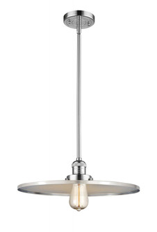 Appalachian - 1 Light - 16 inch - Polished Chrome - Stem Hung - Mini Pendant (3442|201S-PC-MFR-PC-16-LED)