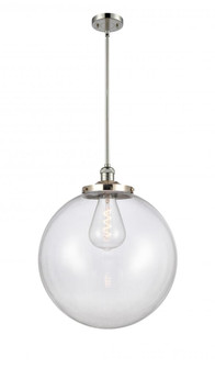 Beacon - 1 Light - 18 inch - Polished Nickel - Stem Hung - Pendant (3442|201S-PN-G202-18-LED)