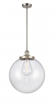 Beacon - 1 Light - 16 inch - Brushed Satin Nickel - Stem Hung - Pendant (3442|201S-SN-G202-16-LED)