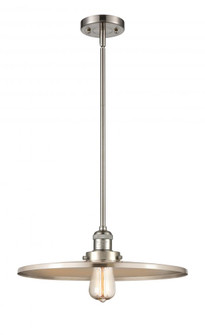 Appalachian - 1 Light - 16 inch - Brushed Satin Nickel - Stem Hung - Mini Pendant (3442|201S-SN-MFR-SN-16)