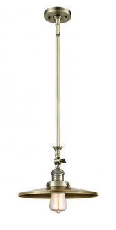 Appalachian - 1 Light - 12 inch - Antique Brass - Stem Hung - Adjustable Mini Pendant (3442|206-AB-MFR-AB-12)