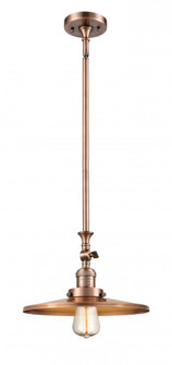 Appalachian - 1 Light - 12 inch - Antique Copper - Stem Hung - Mini Pendant (3442|206-AC-MFR-AC-12)