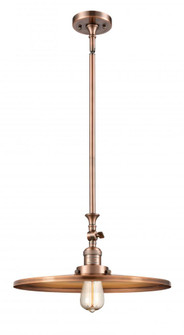 Appalachian - 1 Light - 16 inch - Antique Copper - Stem Hung - Mini Pendant (3442|206-AC-MFR-AC-16-LED)