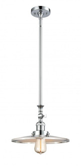 Appalachian - 1 Light - 12 inch - Polished Chrome - Stem Hung - Adjustable Mini Pendant (3442|206-PC-MFR-PC-12-LED)