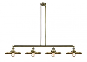 Appalachian - 4 Light - 57 inch - Antique Brass - Stem Hung - Adjustable Island Light (3442|214-AB-MFR-AB-12-LED)