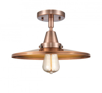 Appalachian - 1 Light - 12 inch - Antique Copper - Semi-Flush Mount (3442|447-1C-AC-MFR-AC-12-LED)