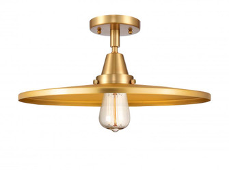 Appalachian - 1 Light - 16 inch - Satin Gold - Semi-Flush Mount (3442|447-1C-SG-MFR-SG-16-LED)