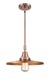 Appalachian - 1 Light - 12 inch - Antique Copper - Mini Pendant (3442|447-1S-AC-MFR-AC-12)