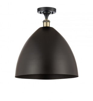 Bristol - 1 Light - 16 inch - Black Antique Brass - Semi-Flush Mount (3442|516-1C-BAB-MBD-16-BK)