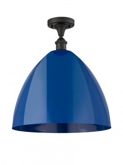 Plymouth - 1 Light - 16 inch - Oil Rubbed Bronze - Semi-Flush Mount (3442|516-1C-OB-MBD-16-BL-LED)