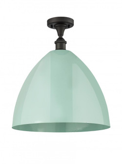Plymouth - 1 Light - 16 inch - Oil Rubbed Bronze - Semi-Flush Mount (3442|516-1C-OB-MBD-16-SF-LED)