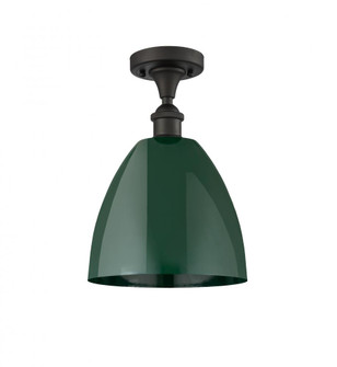 Plymouth - 1 Light - 9 inch - Oil Rubbed Bronze - Semi-Flush Mount (3442|516-1C-OB-MBD-9-GR)