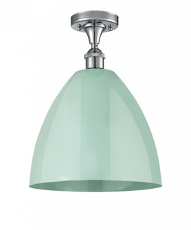 Plymouth - 1 Light - 12 inch - Polished Chrome - Semi-Flush Mount (3442|516-1C-PC-MBD-12-SF)