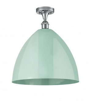 Plymouth - 1 Light - 16 inch - Polished Chrome - Semi-Flush Mount (3442|516-1C-PC-MBD-16-SF)