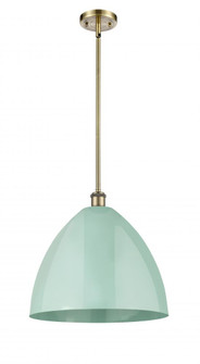 Plymouth - 1 Light - 16 inch - Antique Brass - Pendant (3442|516-1S-AB-MBD-16-SF)