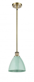 Plymouth - 1 Light - 8 inch - Antique Brass - Pendant (3442|516-1S-AB-MBD-75-SF)