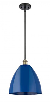 Plymouth - 1 Light - 12 inch - Black Antique Brass - Pendant (3442|516-1S-BAB-MBD-12-BL)